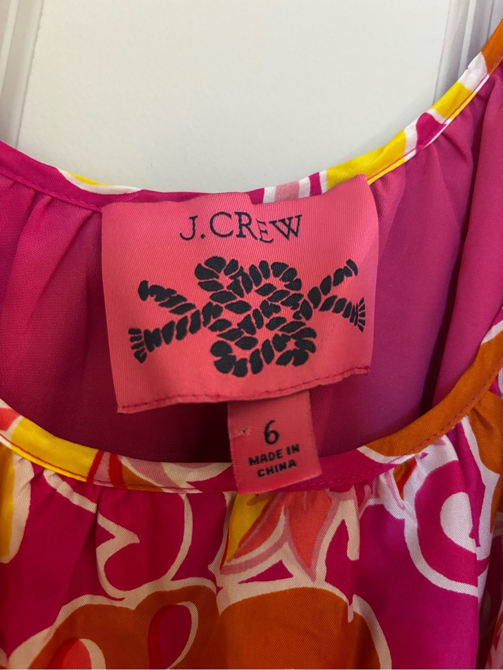 J.Crew Bright Pink Floral Maxi Dress - Picture 4 of 4
